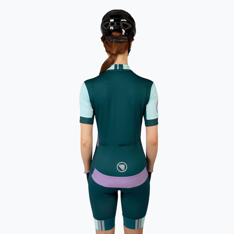 Жіноча велофутболка Endura FS260 Print S/S фіолетова 3