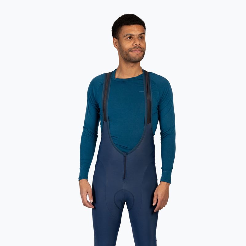 Штани велосипедні чоловічі Endura FS260-Pro Thermo Bibtights II ink blue 2