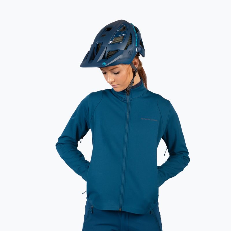 Куртка велосипедна жіноча Endura SingleTrack софтшел blueberry