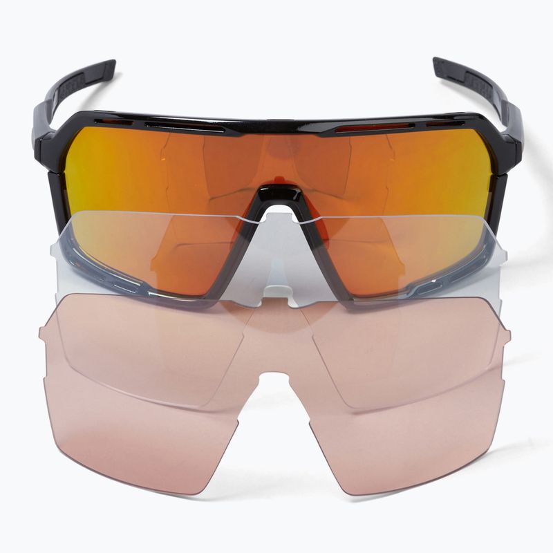 Окуляри сонцезахисні Endura Pro SL black/sunset revo brown/clear silver flash mirror/amber 5