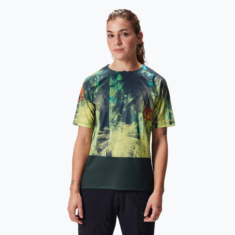 Жіноча велофутболка Endura Tropical Print Ltd ghillie green