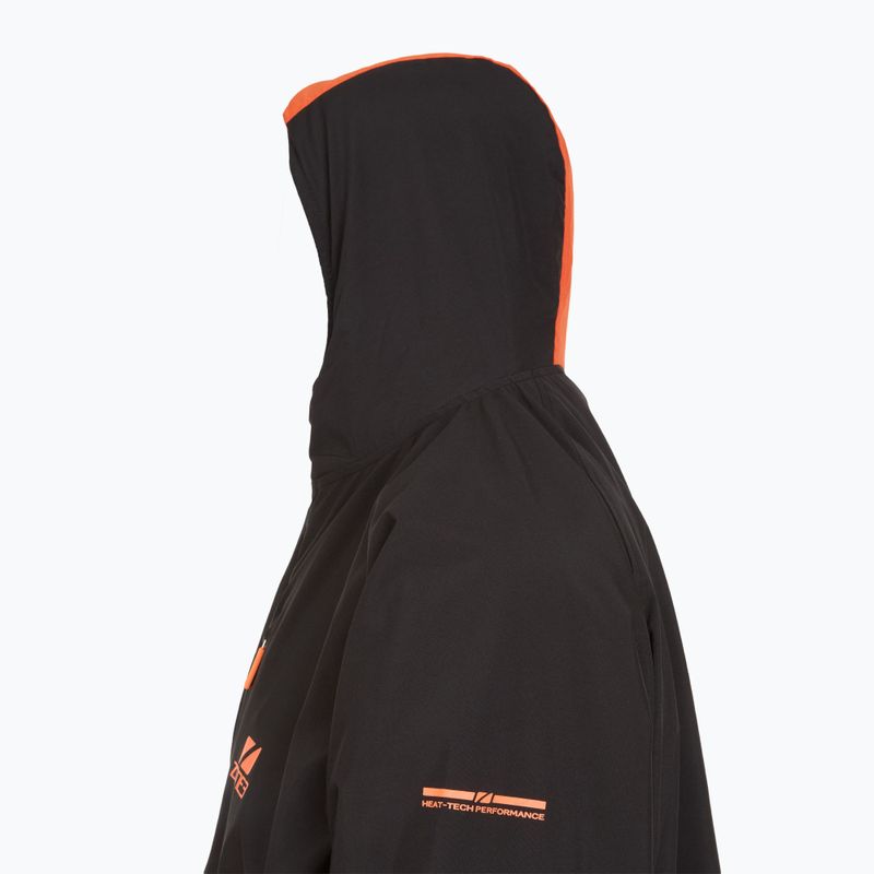 Пальто ZONE3 Oversized Polar Fleece Robe Parka black/orange 3
