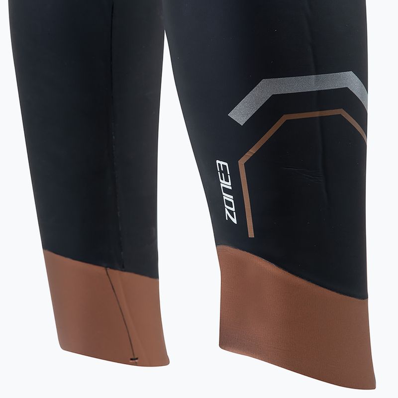 Гідрокостюм для тріатлону чоловічий ZONE3 Thermal Agile 3 мм black/gold 5