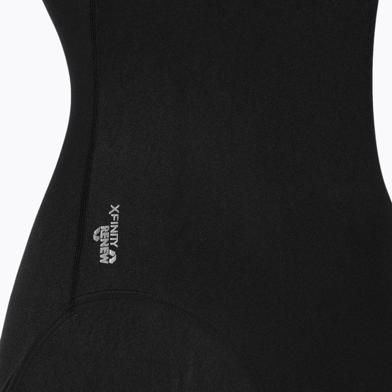 Жіночий злитий купальник ZONE3 OWS Renew High Neck чорний 4