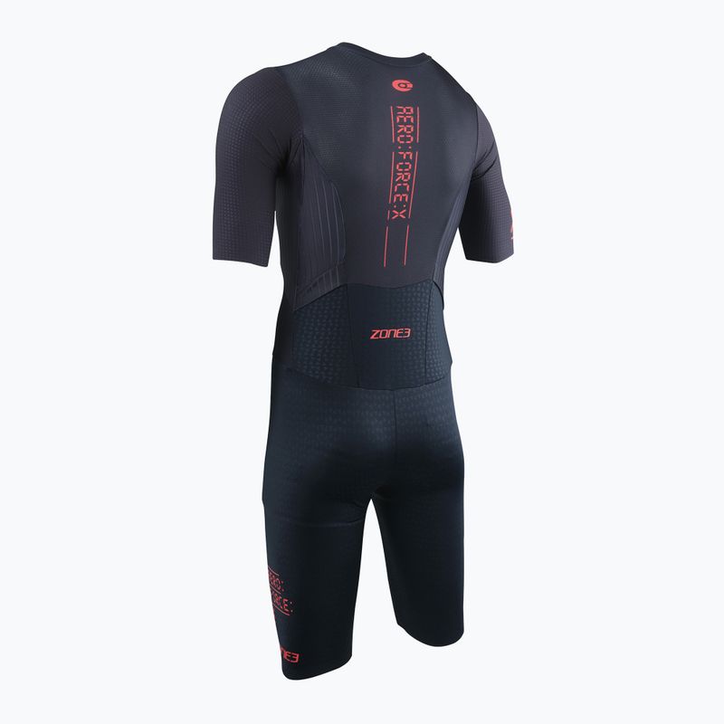Чоловічий костюм для триатлону ZONE3 Aeroforce X II Trisuit чорний 2