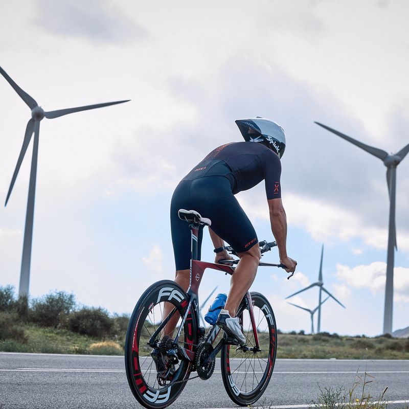 Чоловічий костюм для триатлону ZONE3 Aeroforce X II Trisuit чорний 13