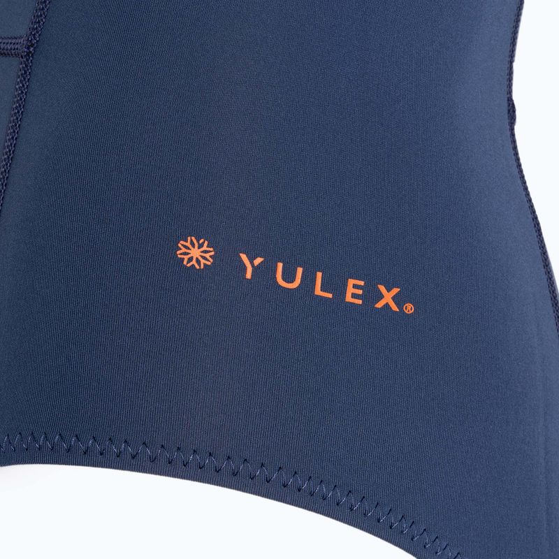 Жіночий гідрокостюм ZONE3 Yulex без рукавів темно-синього кольору 4