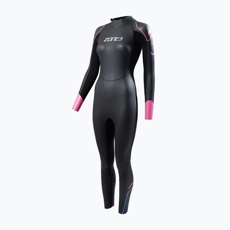 Гідрокостюм жіночий ZONE3 Aspect Breaststroke 3,5 мм black/pink