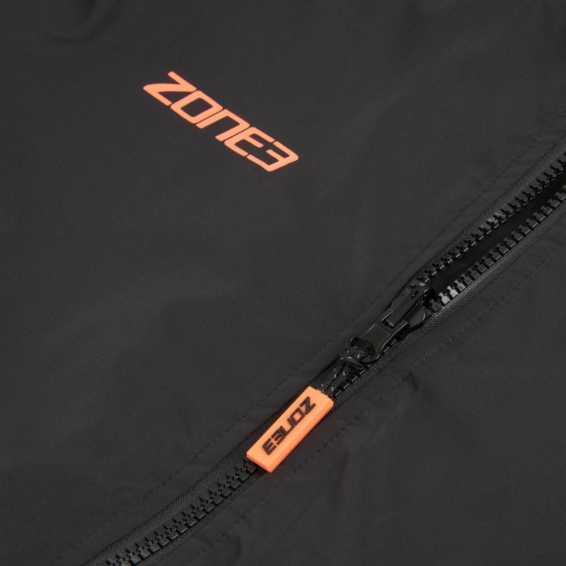 Плащ ZONE3 Recycled Robe Parka black/grey/orange 3
