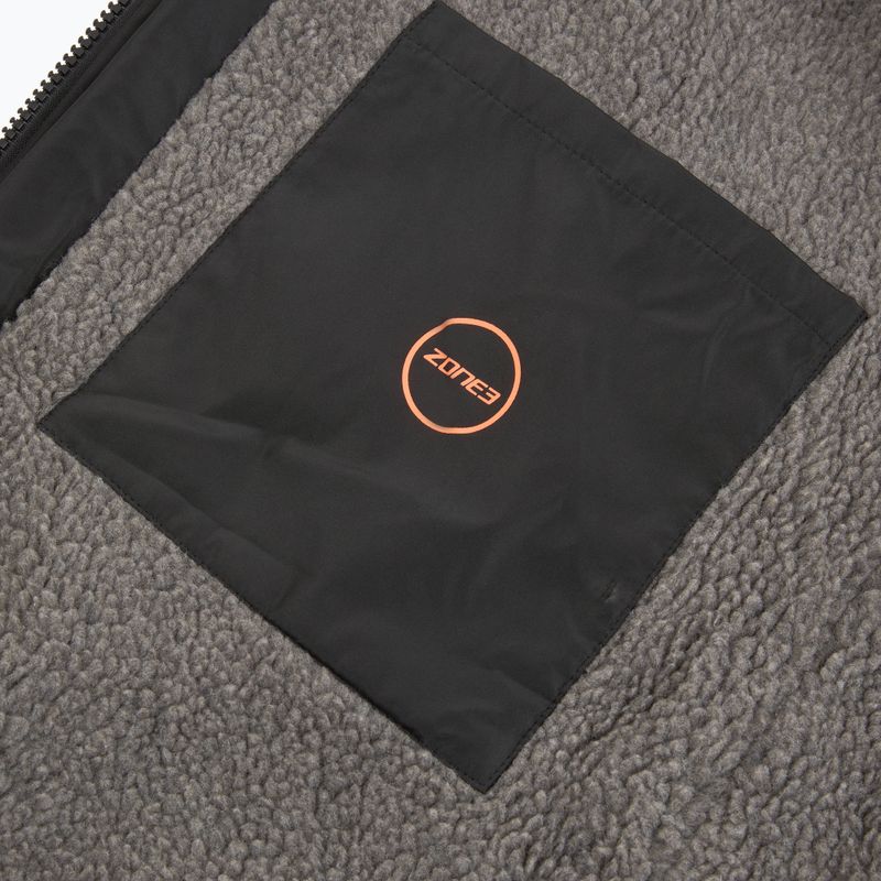 Плащ ZONE3 Recycled Robe Parka black/grey/orange 6