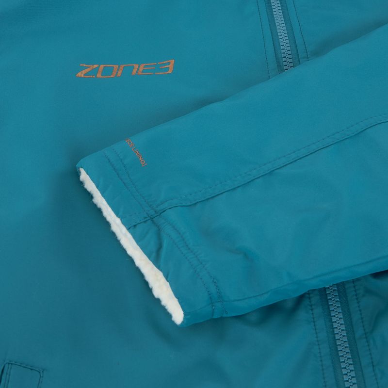 Пальто ZONE3 Recycled Thermo-tech Robe Parka teal/copper 3