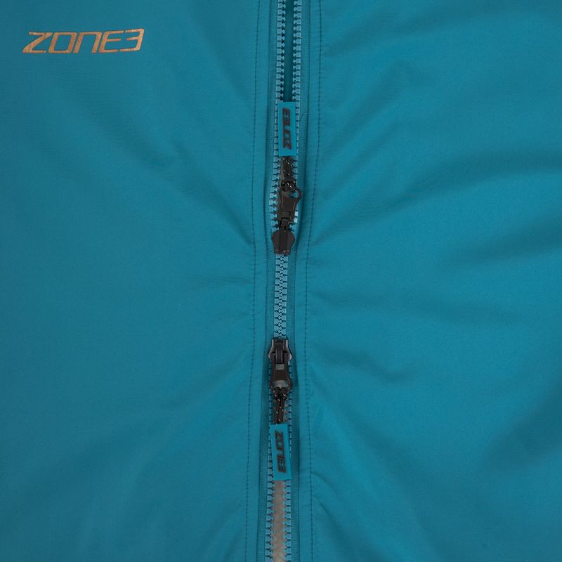 Пальто ZONE3 Recycled Thermo-tech Robe Parka teal/copper 4