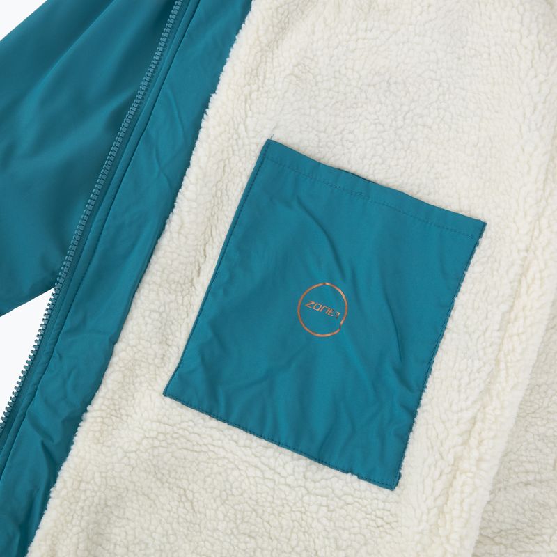 Пальто ZONE3 Recycled Thermo-tech Robe Parka teal/copper 5