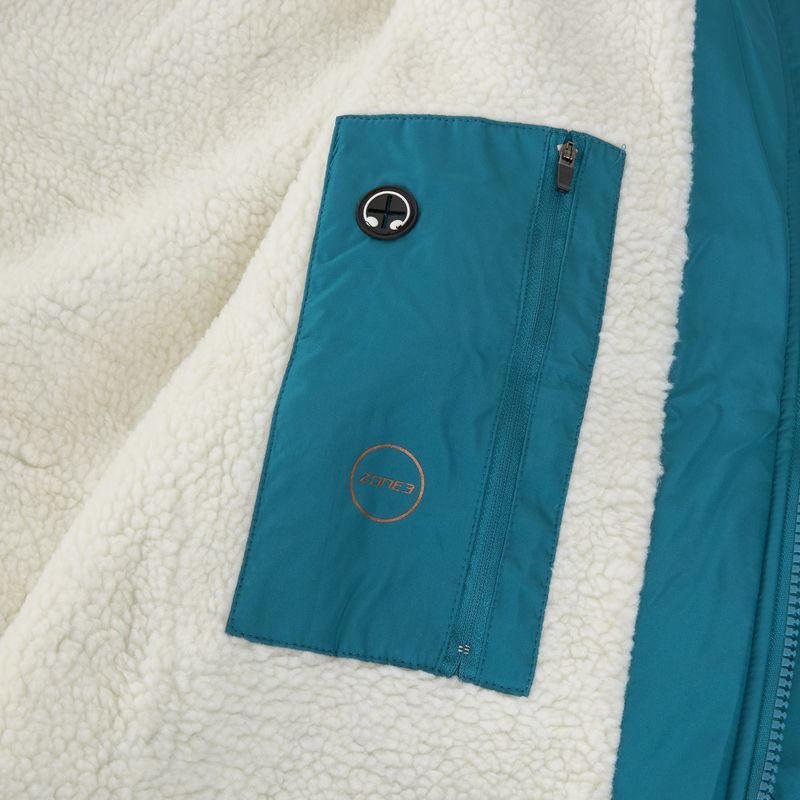 Пальто ZONE3 Recycled Thermo-tech Robe Parka teal/copper 6