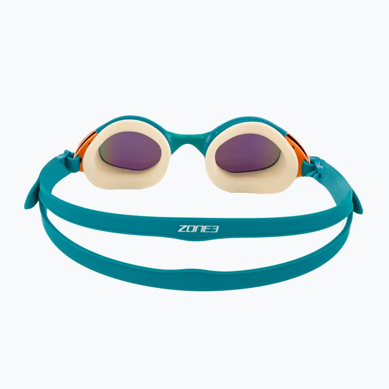 Окуляри для плавання ZONE3 Attack teal/cream/cooper 5