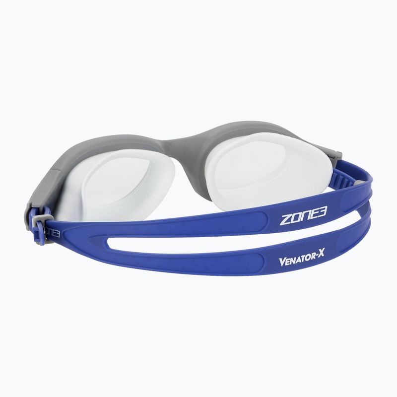 Окуляри для плавання ZONE3 Venator-X Swim grey/royal blue/clear 4