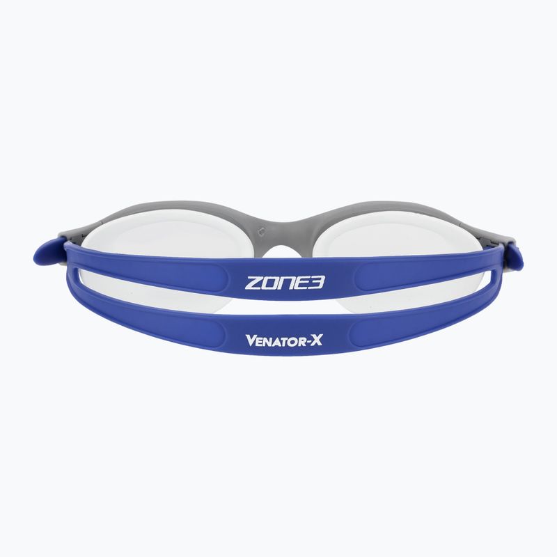 Окуляри для плавання ZONE3 Venator-X Swim grey/royal blue/clear 5