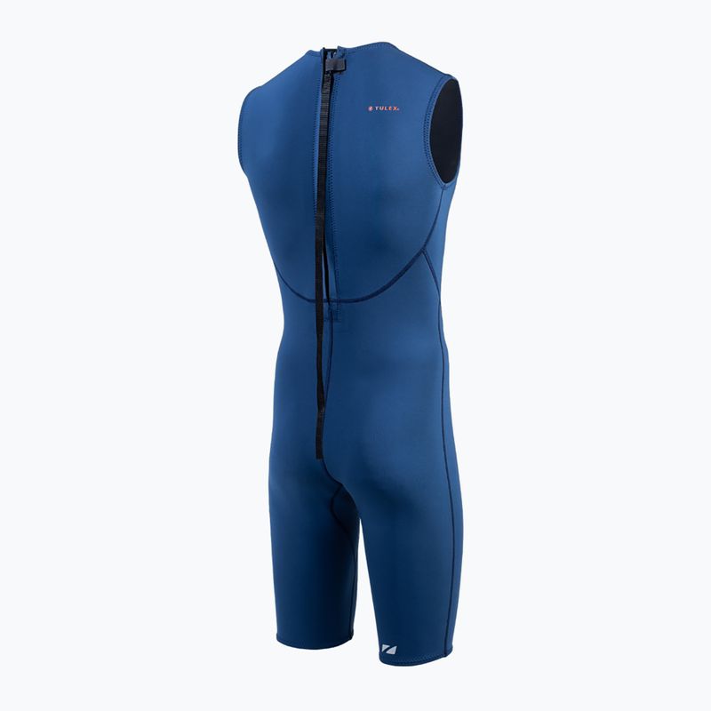 Гідрокостюм чоловічий ZONE3 Yulex Kneeskin 1,5 мм navy/silver 2