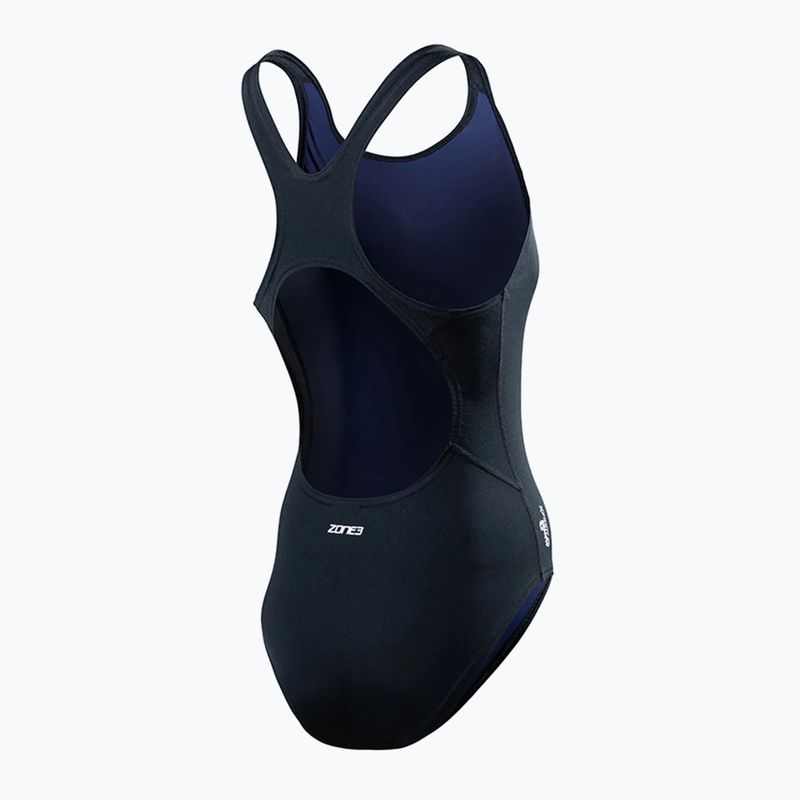 Жіночий злитий купальник ZONE3 OWS Renew Classic чорний 5