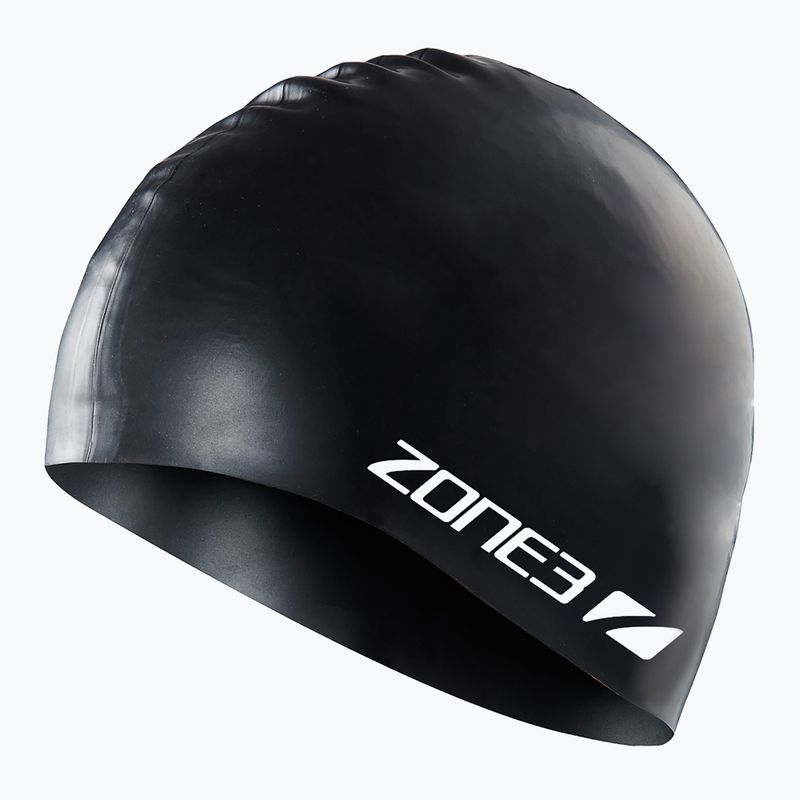 Шапочка для плавання ZONE3 Silicone Swim black