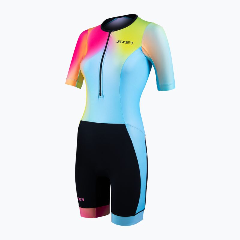 Комбінезон для тріатлону жіночий ZONE3 Activate+ Trisuit neon/black