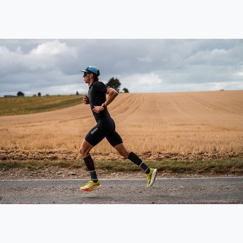 Комбінезон для тріатлону чоловічий ZONE3 Activate+ Trisuit black 12