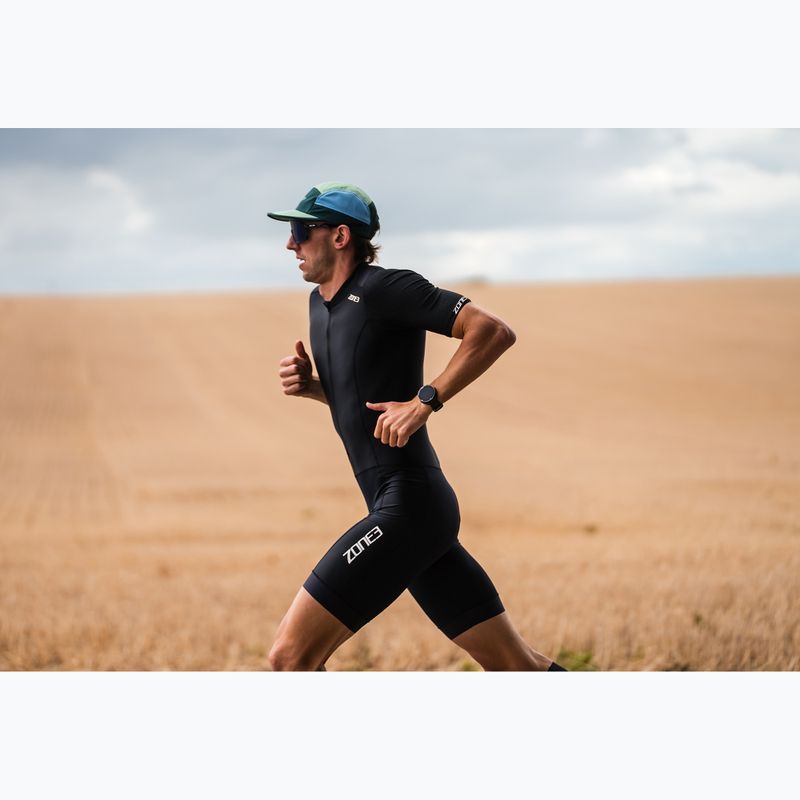 Комбінезон для тріатлону чоловічий ZONE3 Activate+ Trisuit black 13