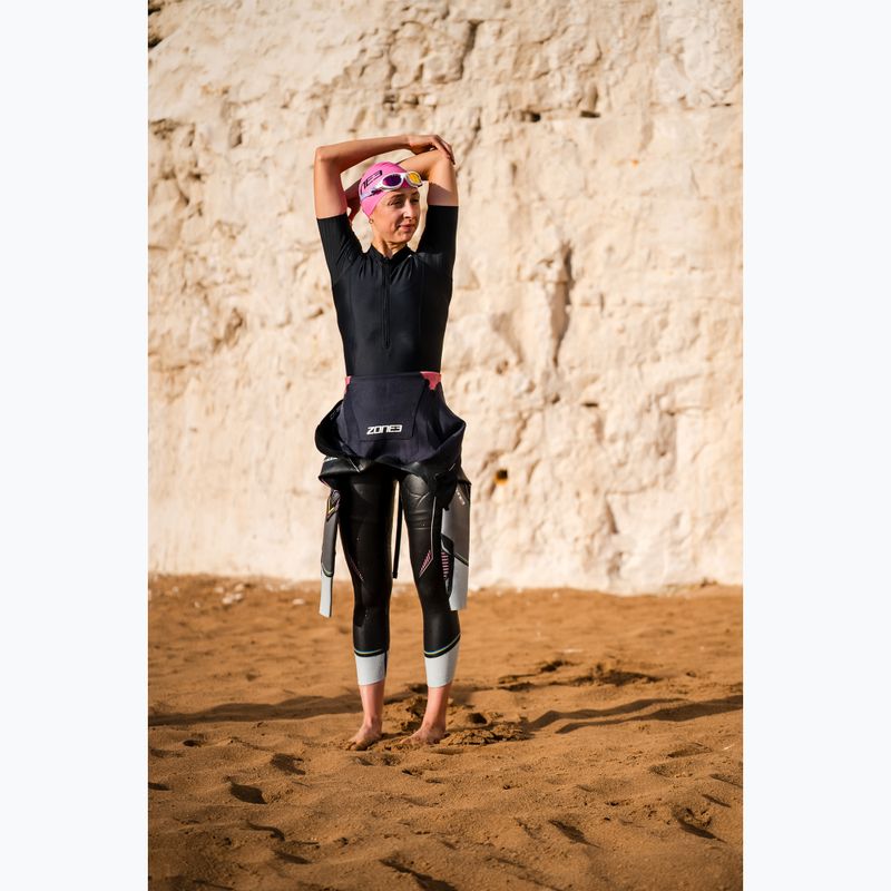 Комбінезон для тріатлону жіночий ZONE3 Activate+ Trisuit black 12