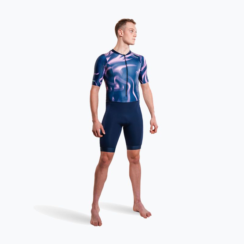 Комбінезон для тріатлону чоловічий ZONE3 Activate+ Trisuit print 4