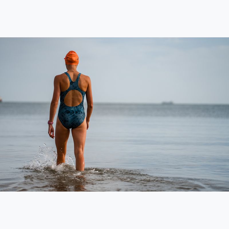 Купальник суцільний жіночий ZONE3 Classic teal tie-dye 8