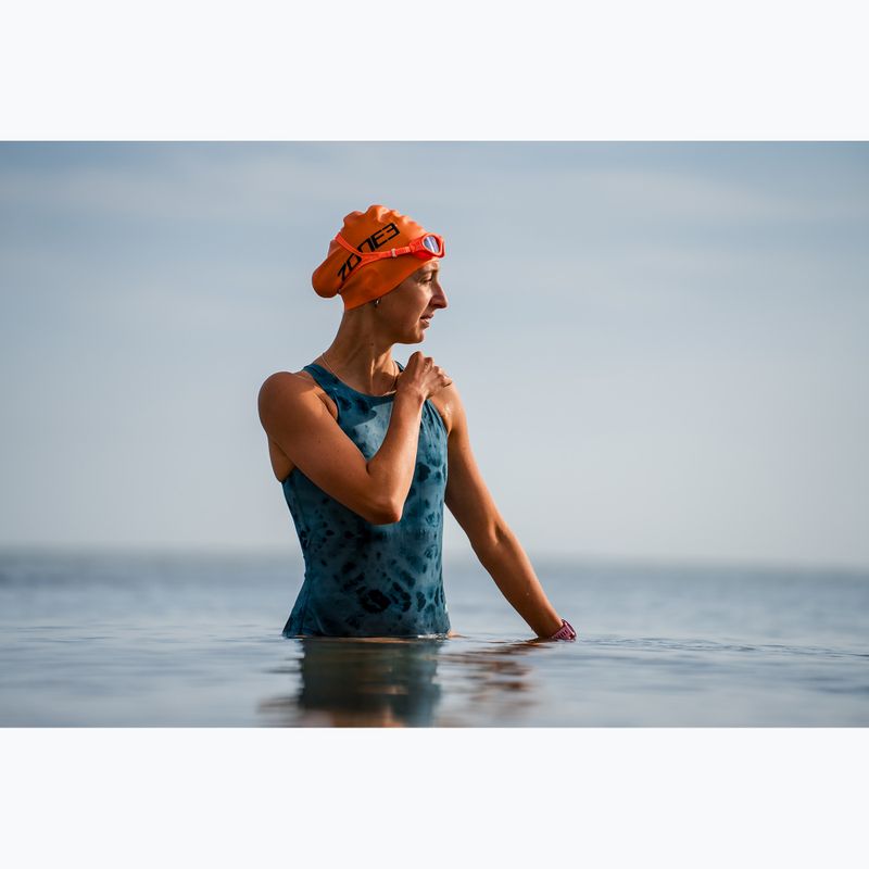 Купальник суцільний жіночий ZONE3 Classic teal tie-dye 9