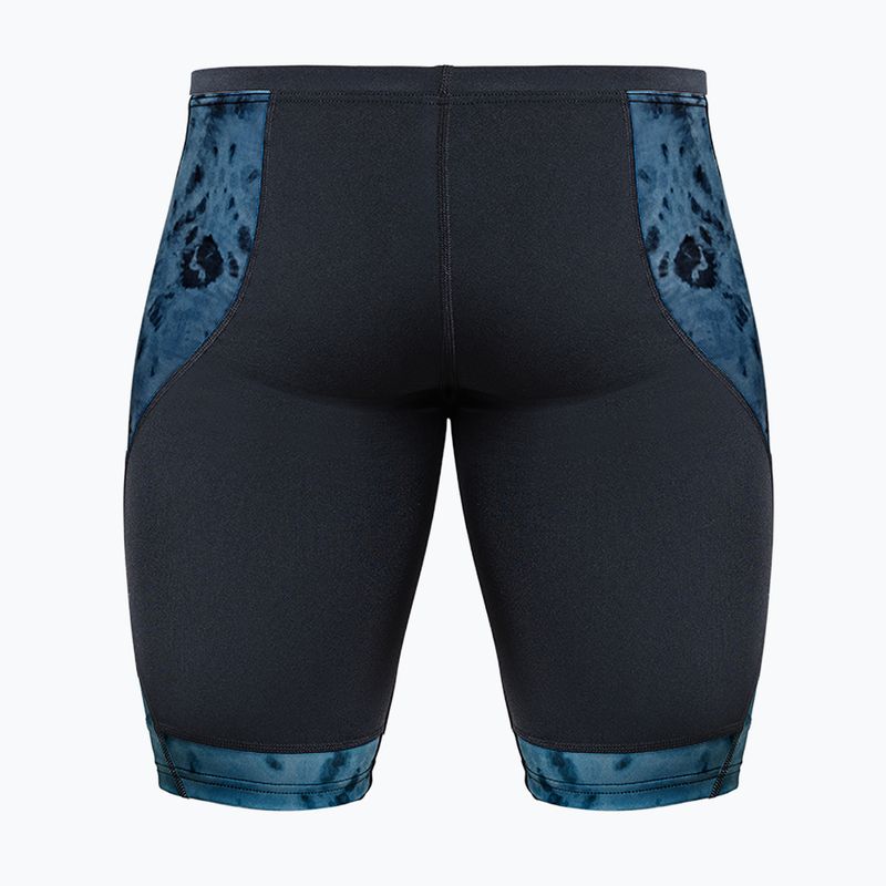 Плавки чоловічі ZONE3 Performance Speed teal tie dye 2