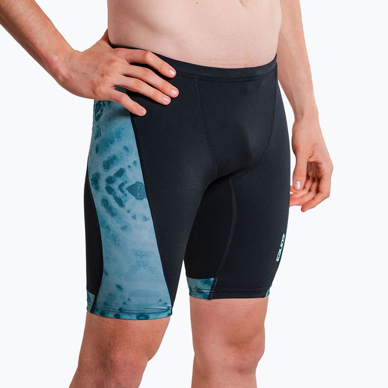 Плавки чоловічі ZONE3 Performance Speed teal tie dye 3