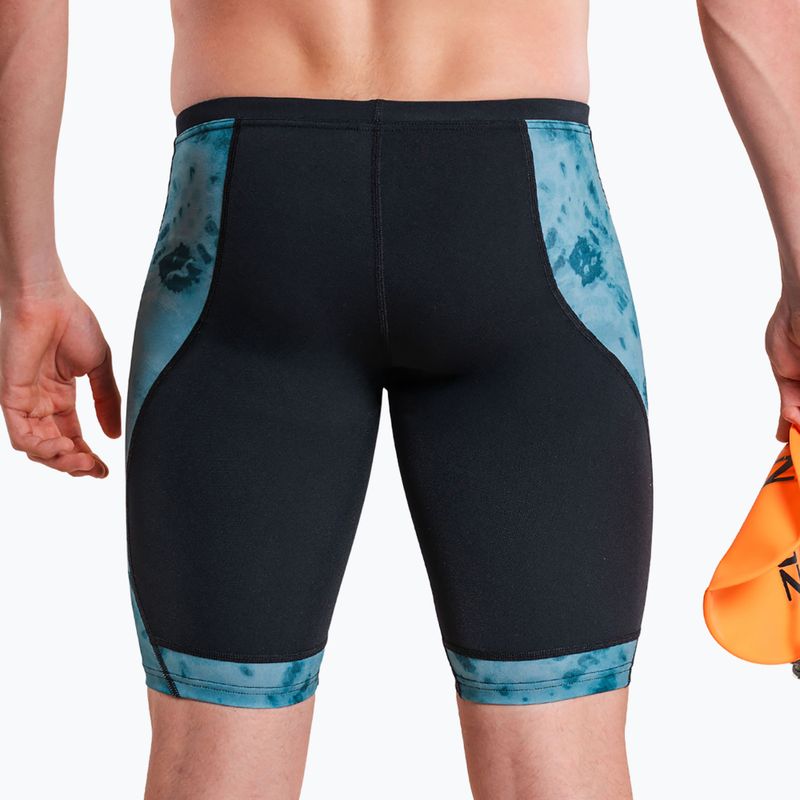 Плавки чоловічі ZONE3 Performance Speed teal tie dye 5