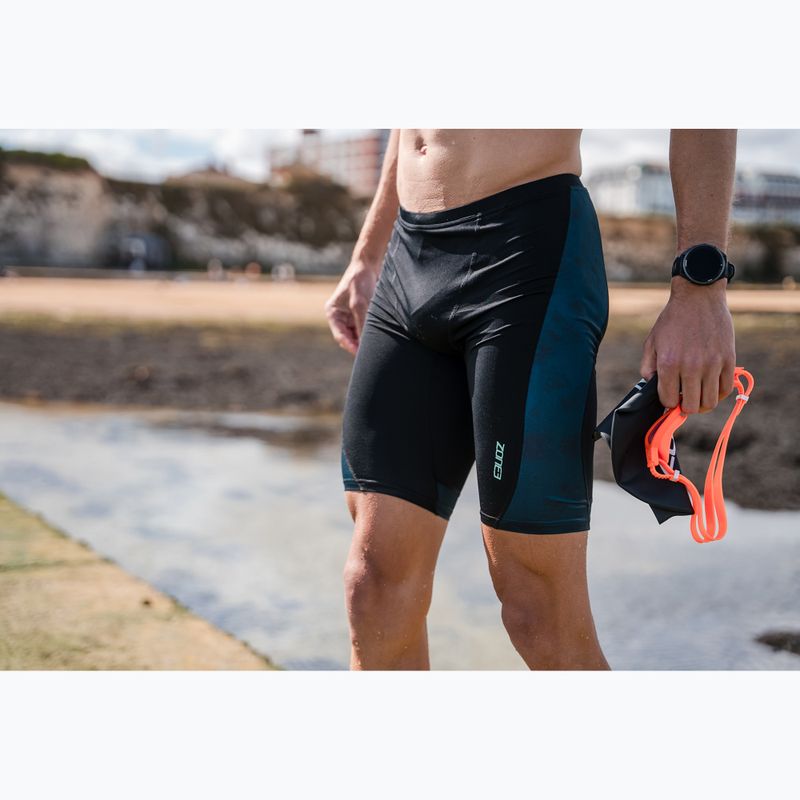 Плавки чоловічі ZONE3 Performance Speed teal tie dye 7