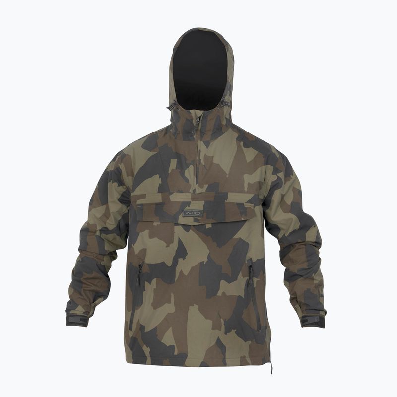 Куртка для риболовлі чоловіча Avid Carp Ripstop Camo Pullover camo