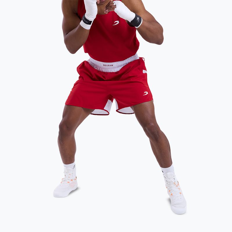 Шорти для тренувань чоловічі Boxraw Stevenson V2 red/white 5