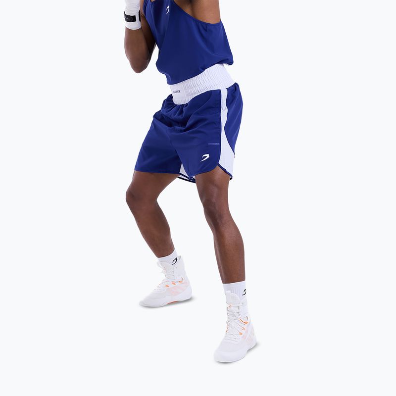 Шорти для тренувань чоловічі Boxraw Stevenson V2 blue/white 4