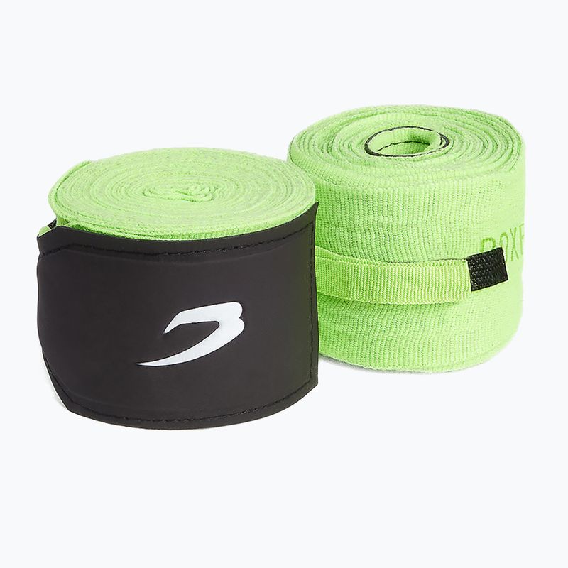 Бинти боксерські BOXRAW Hand Wraps 450 cm green 2