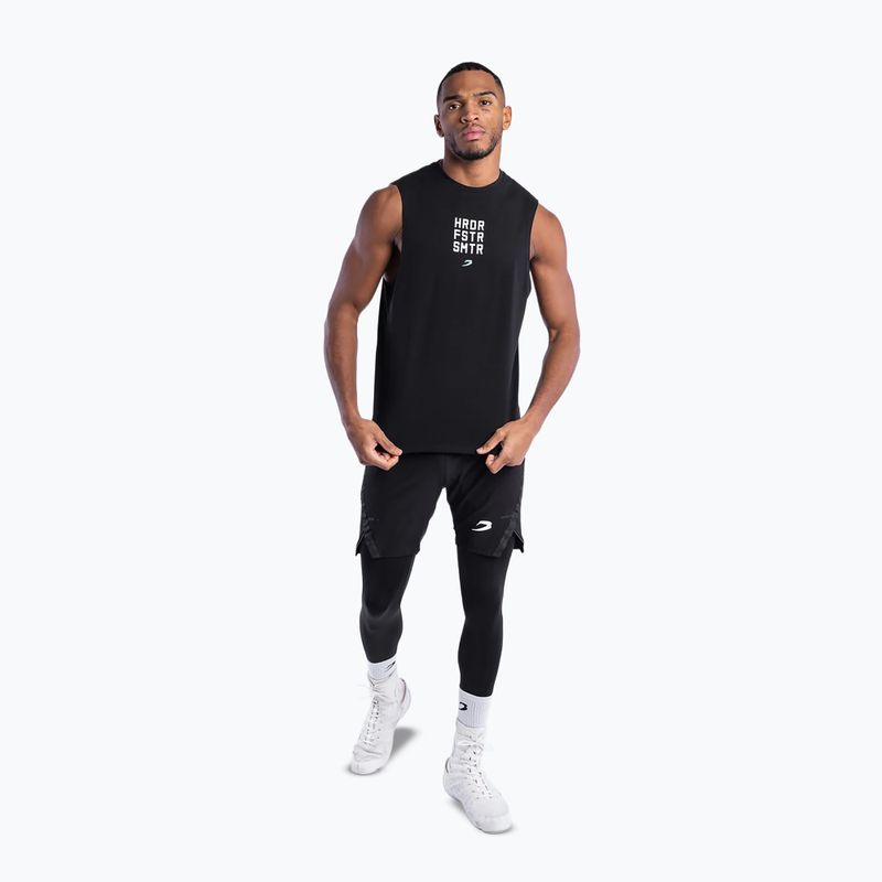 Футболка чоловіча Boxraw HRDR FSTR SMTR Muscle Tank Black 2