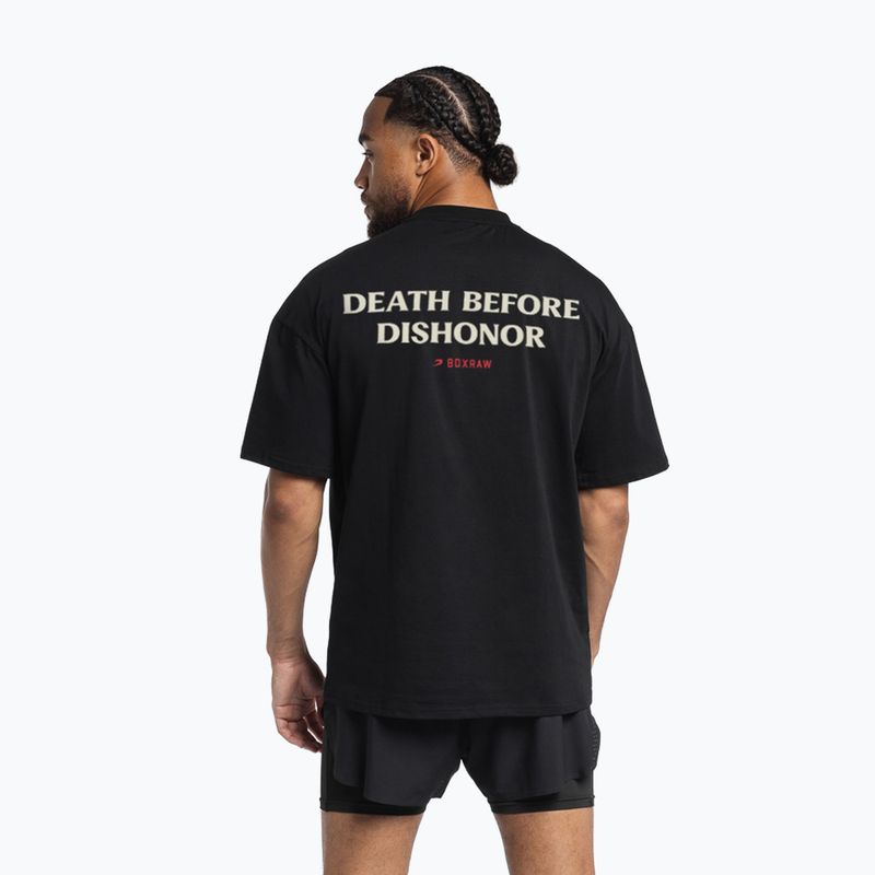Футболка чоловіча BOXRAW Death Before Dishonor Oversized black 3