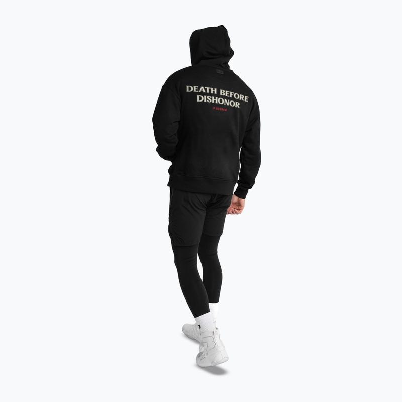 Кофта чоловіча BOXRAW Death Before Dishonor Oversized Hoodie black 5