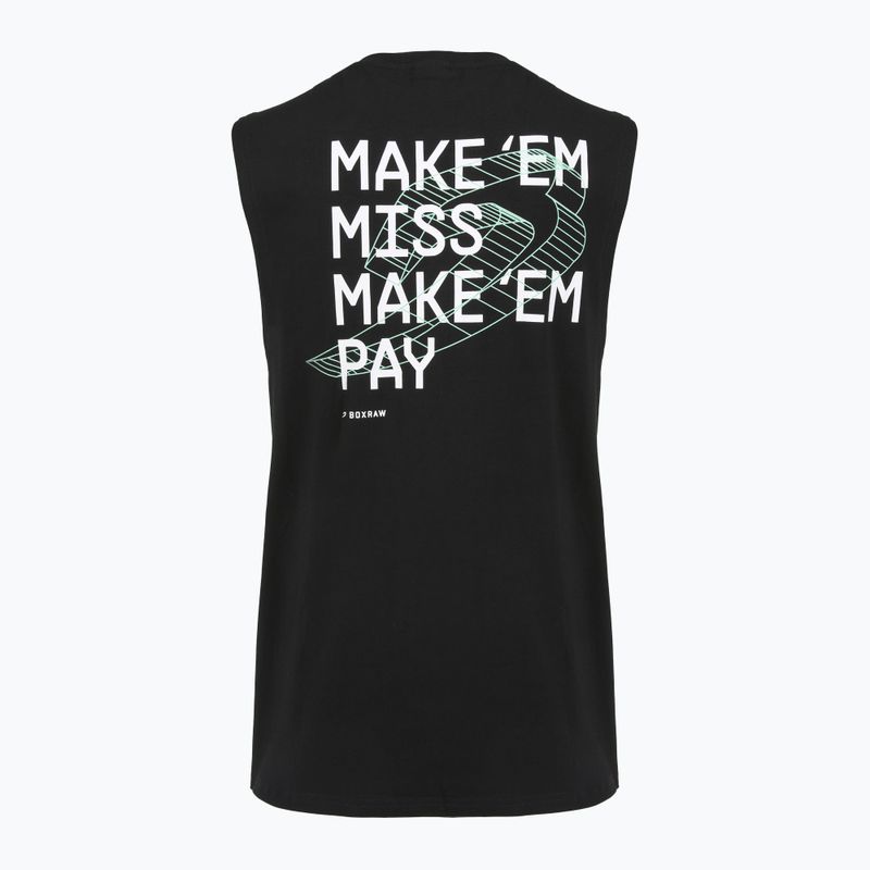Футболка чоловіча BOXRAW Make 'Em Miss Muscle black 11