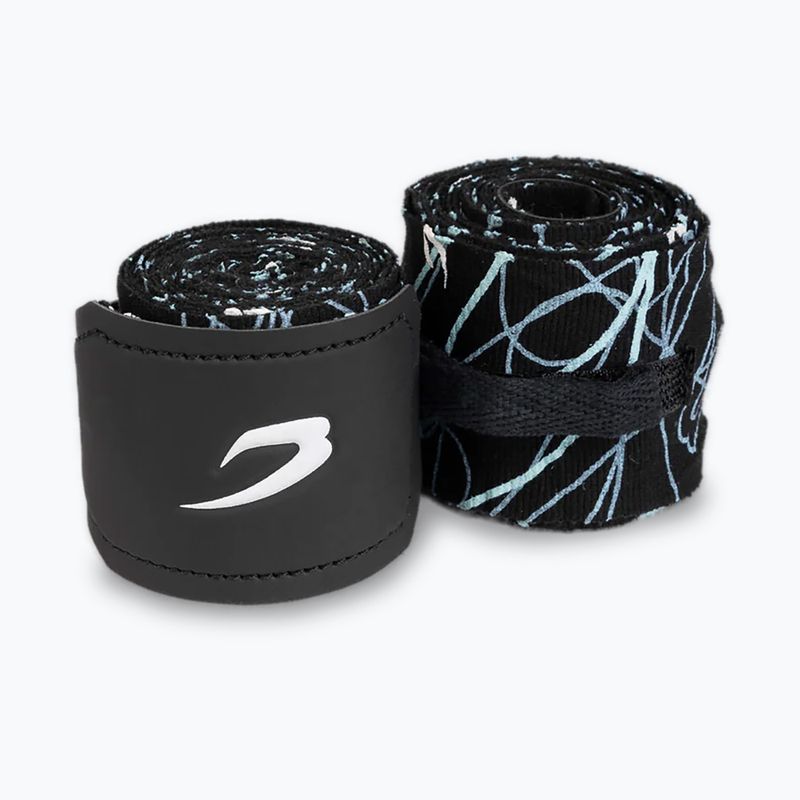 Бинти боксерські BOXRAW Dyscyplined Thought Hand Wraps 450 cm black 2