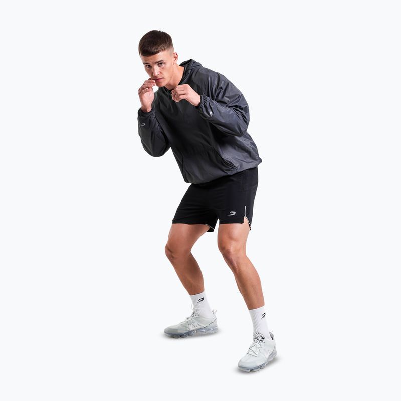 Кофта чоловіча BOXRAW Genaro Oversized Windbreaker Hoodie charcoal 2