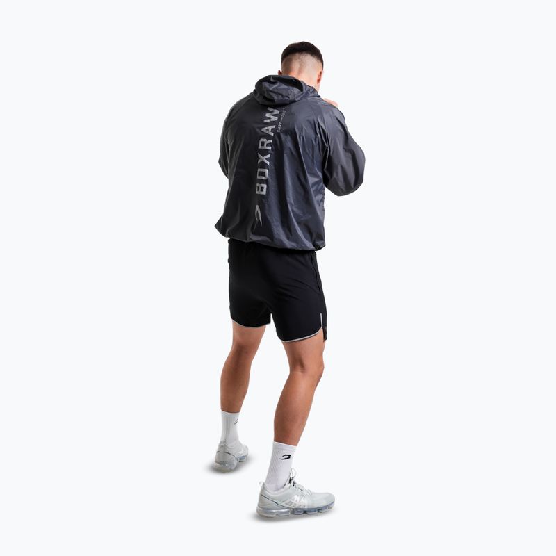 Кофта чоловіча BOXRAW Genaro Oversized Windbreaker Hoodie charcoal 3