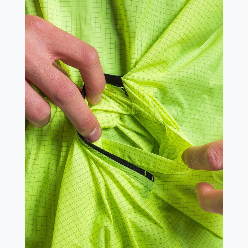 Чоловіча вітрозахисна куртка BOXRAW Genaro Oversized Windbreaker Hoodie неоново-жовта 8