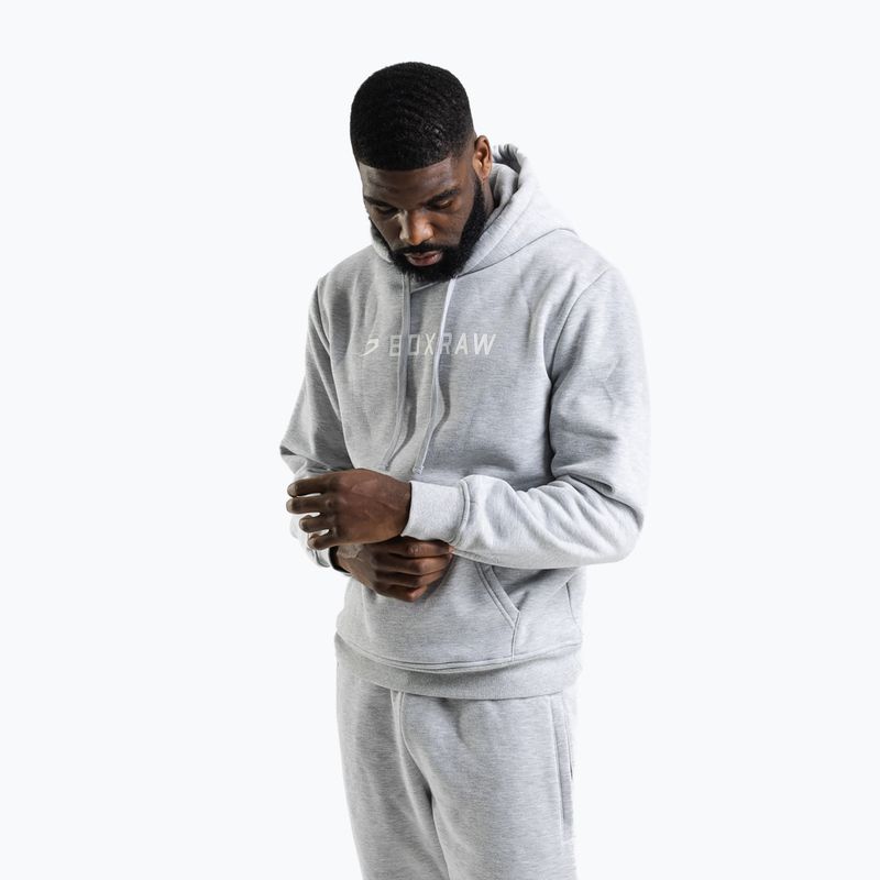 Кофта чоловіча Boxraw A.B.C. Hoodie grey 4