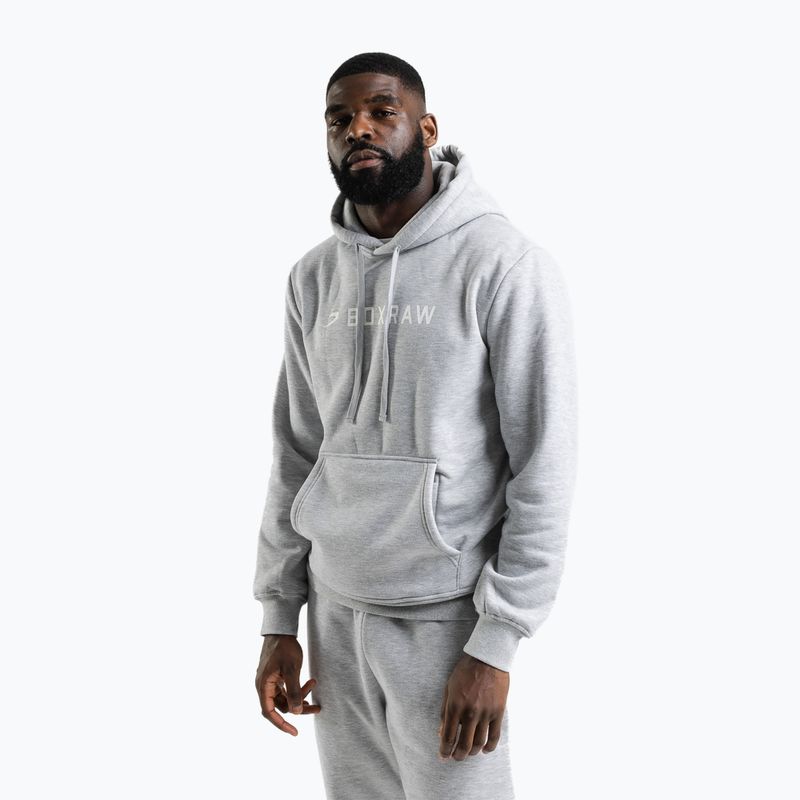 Кофта чоловіча Boxraw A.B.C. Hoodie grey 5
