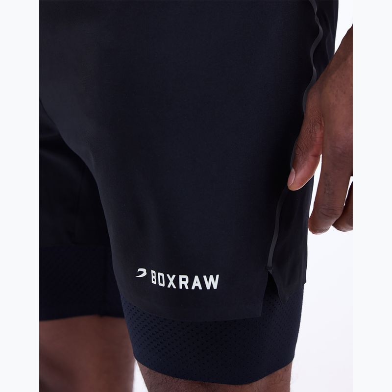 Шорти для тренувань чоловічі BOXRAW Sparring Club 2-in-1 black 6